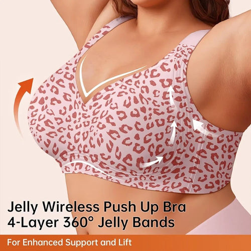 Plus Size Jelly Minimizer Bra